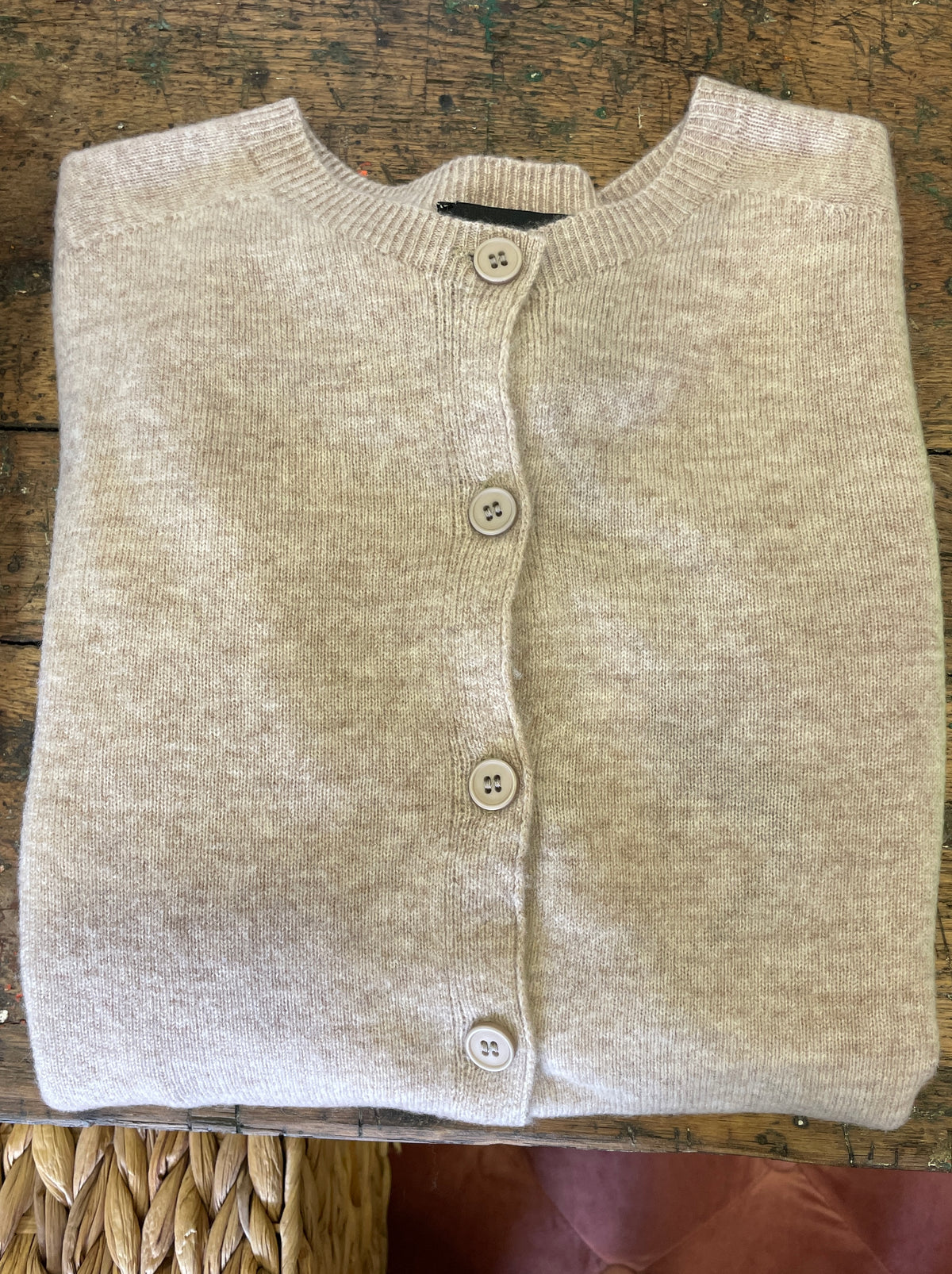 SOUVENIR - Cardigan in lana color grigio - più varianti