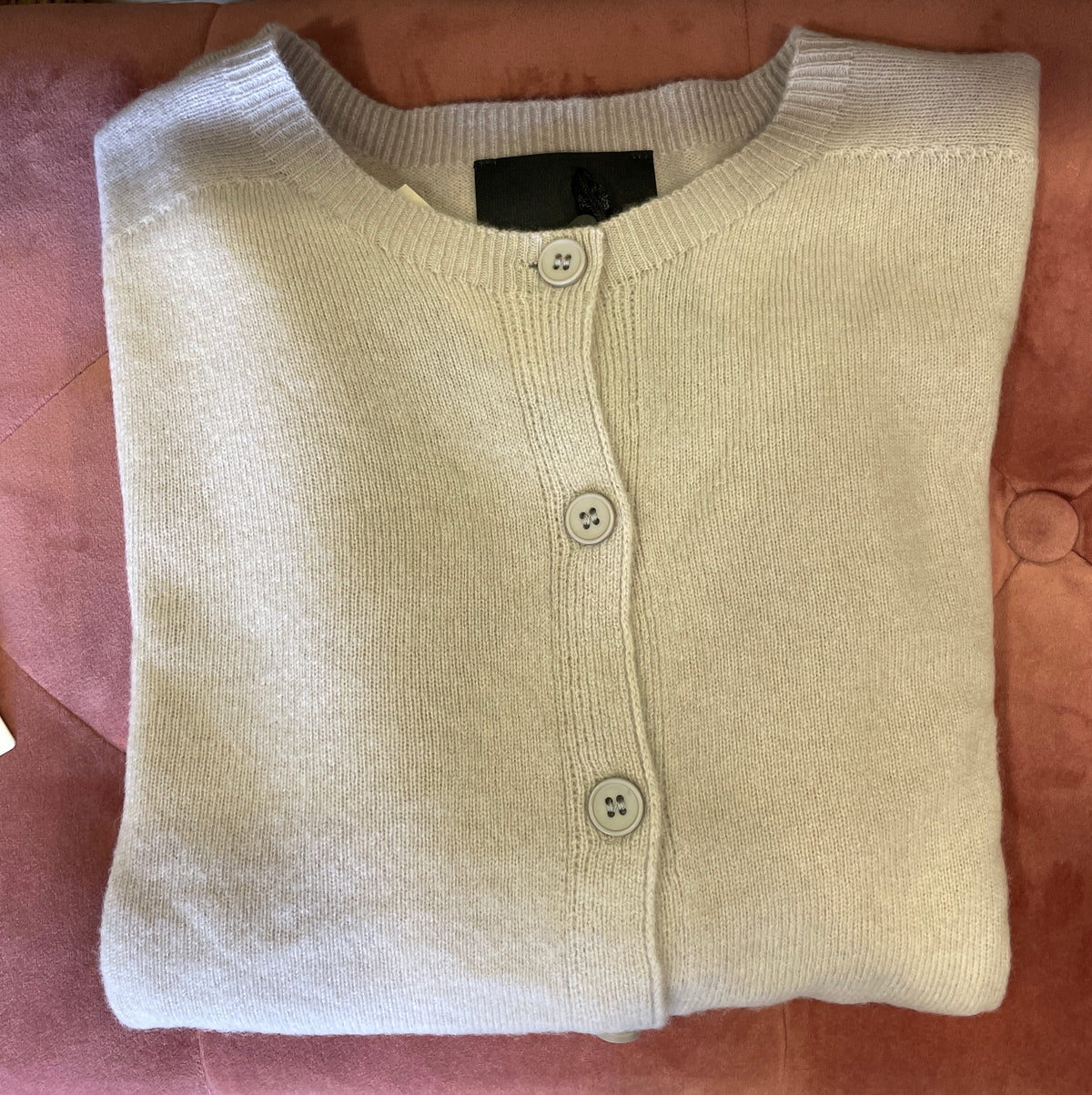 SOUVENIR - Cardigan in lana color grigio - più varianti