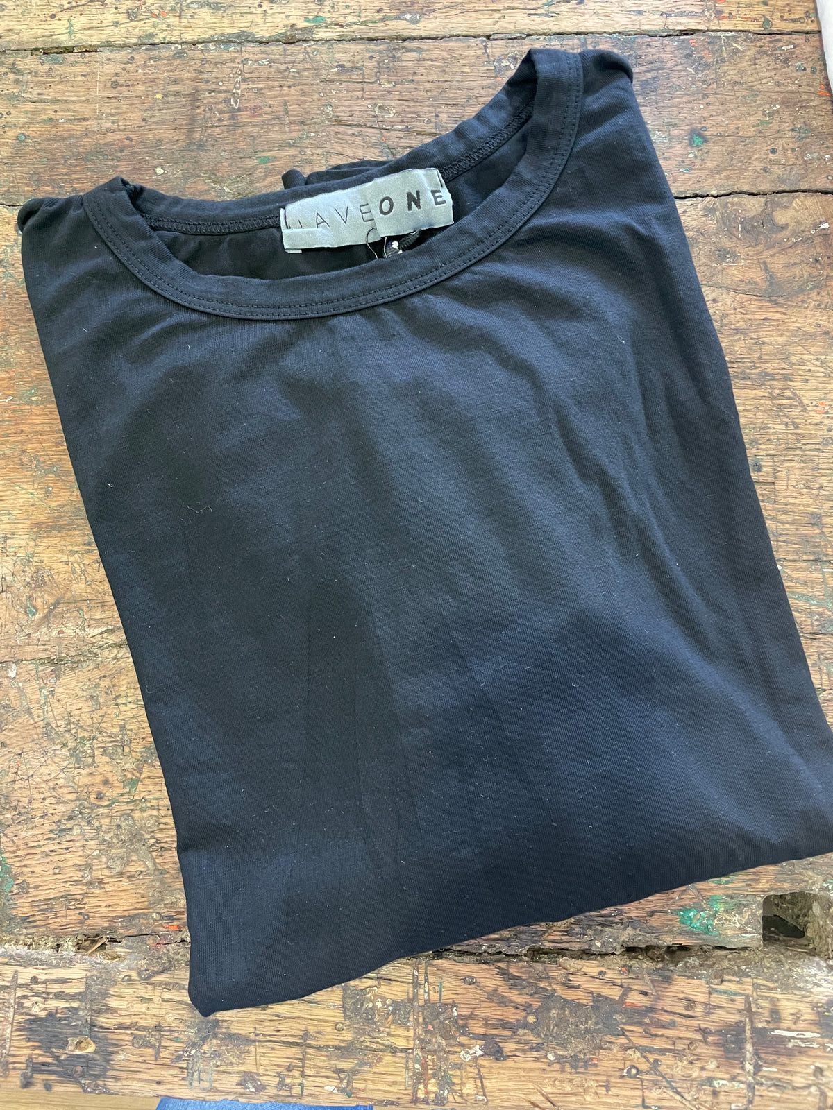 HAVEONE - Maglia in cotone a scatoletta con maniche ampie - più colori