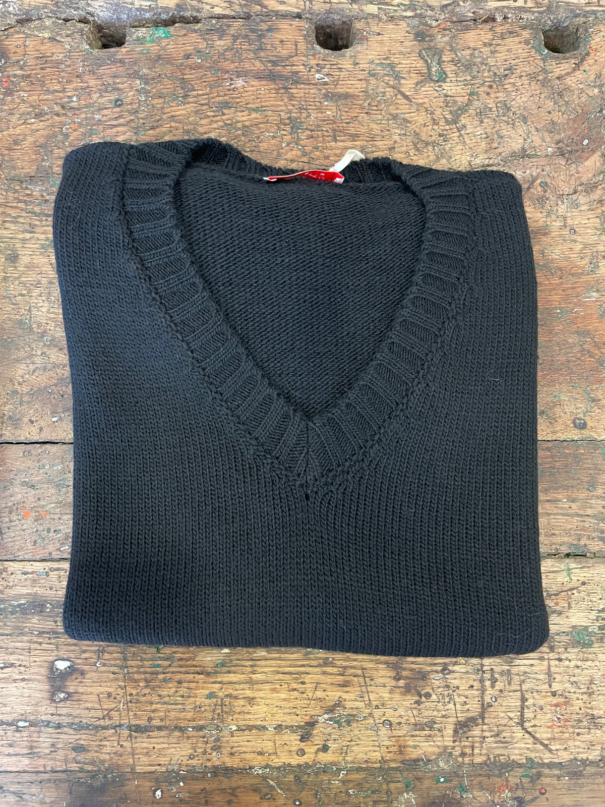 KONTATTO - Gilet in maglia trasversale con scollo a V - più colori