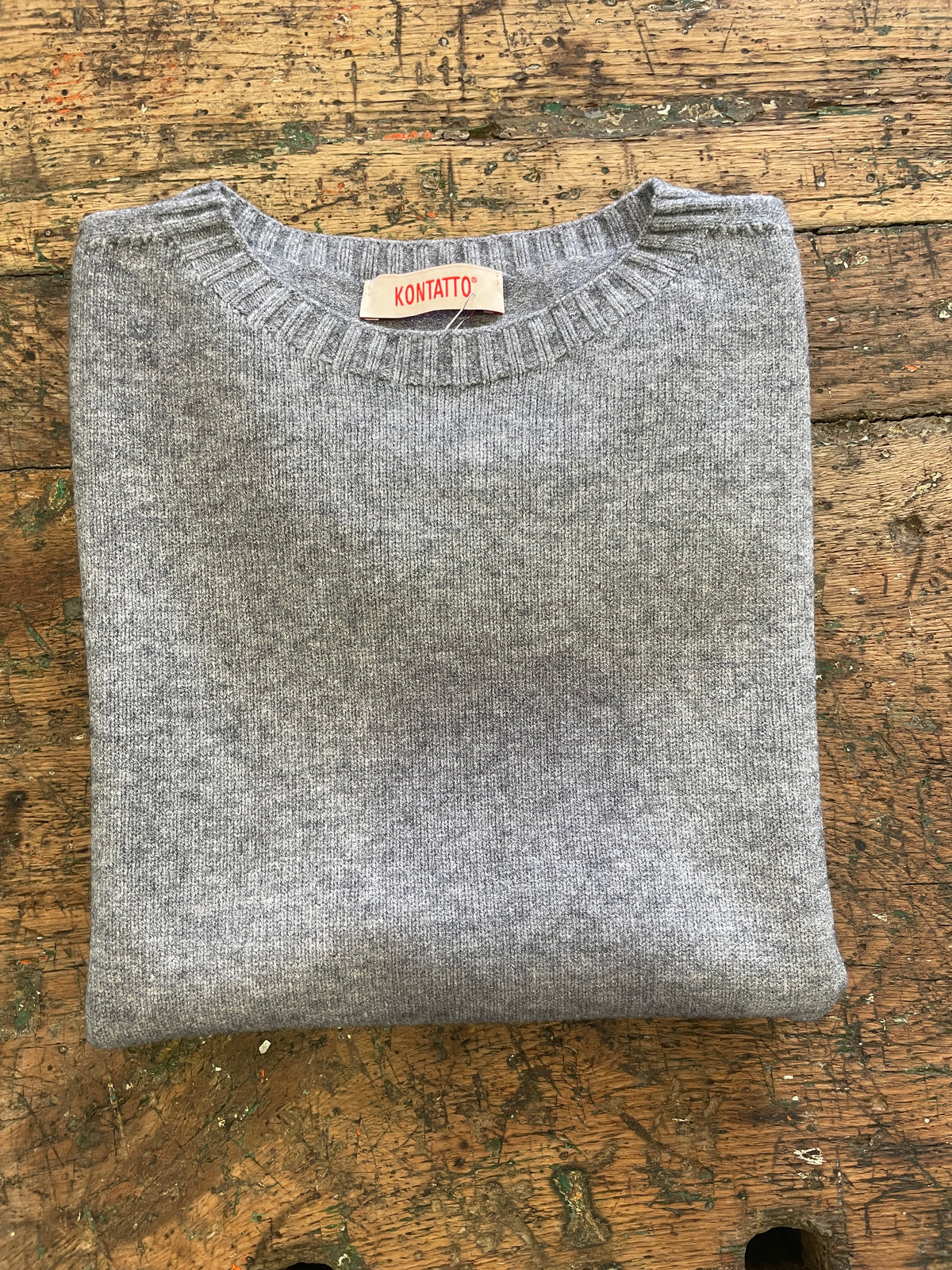 KONTATTO - Gilet in maglia a girocollo con spacchi laterali - più colori