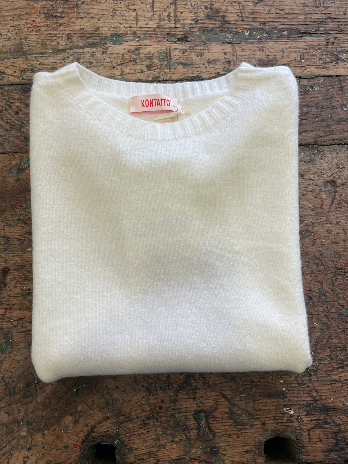 KONTATTO - Gilet in maglia a girocollo con spacchi laterali - più colori