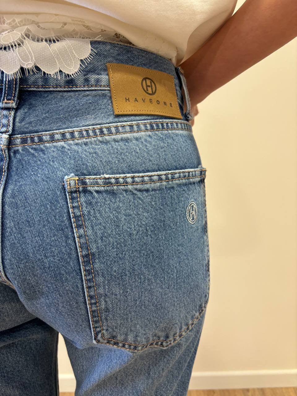 HAVEONE - Jeans Stella modello Lily a vita media relaxed fit