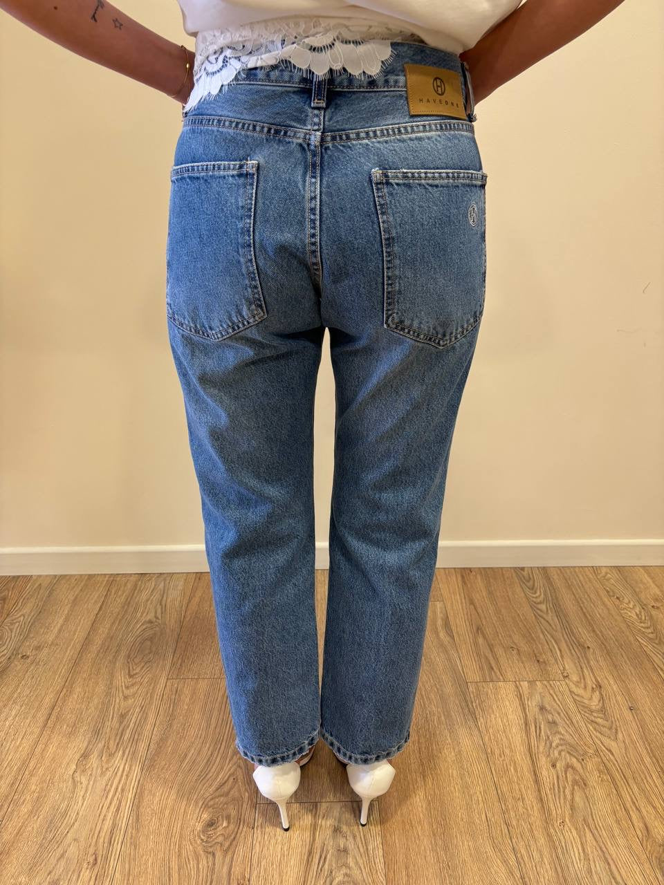 HAVEONE - Jeans Stella modello Lily a vita media relaxed fit
