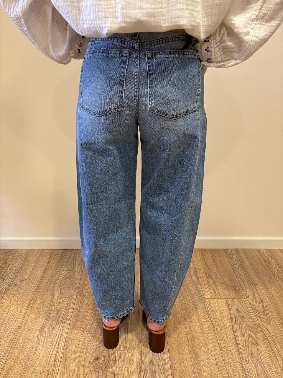 VICOLO - Jeans Chiara in denim barrel fit