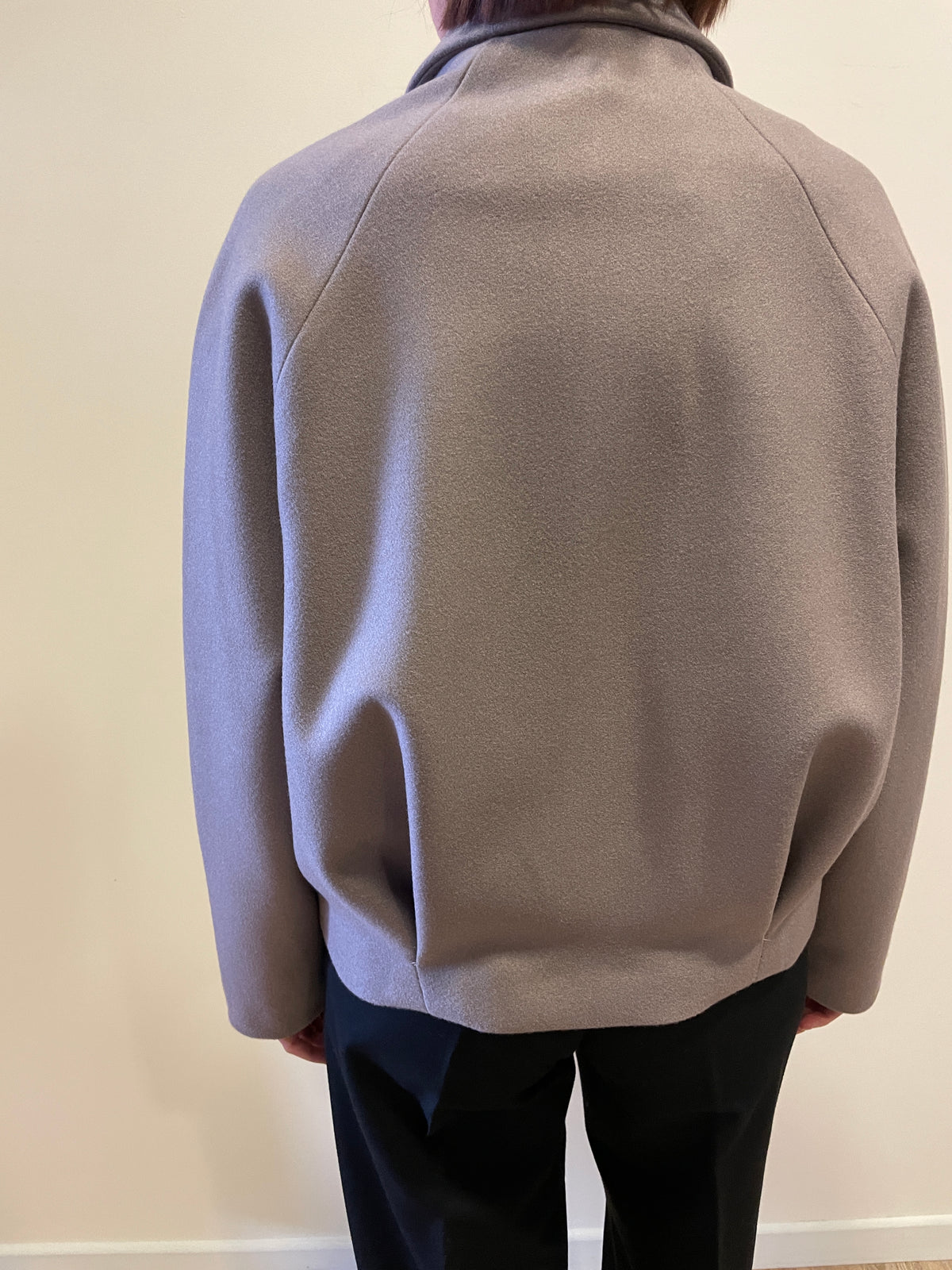KAOS - Caban a doppiopetto con bottoni e tasche laterali color cashà