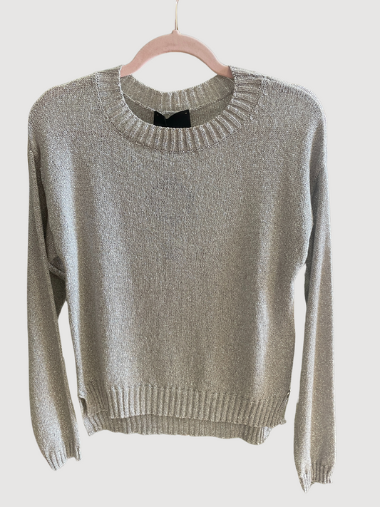 SOUVENIR - Maglia in lurex morbida a manica lunga - più colori